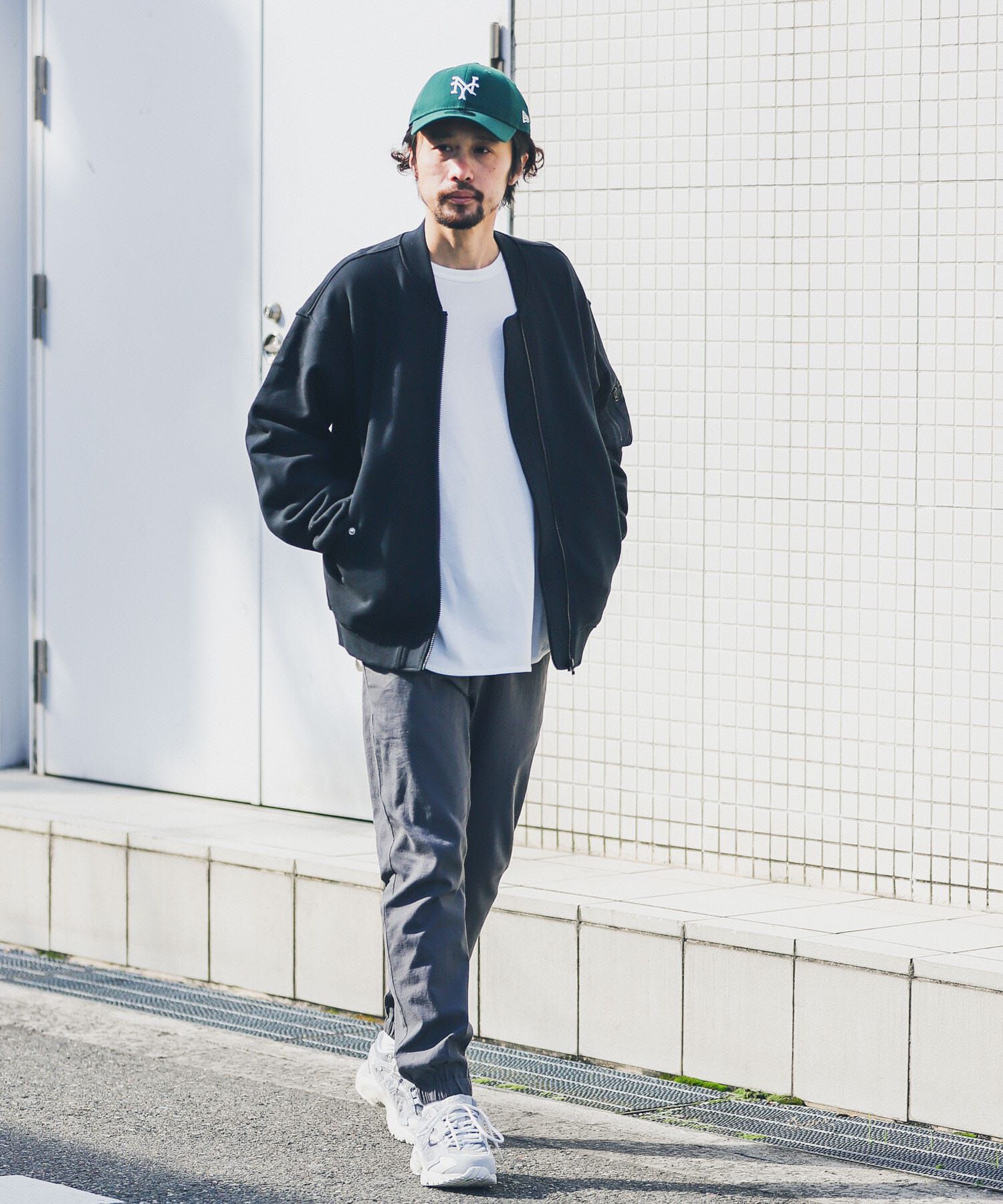 Sonny Label 「裏毛スウェットMA-1ブルゾン」|ブルゾン・スタジャン|