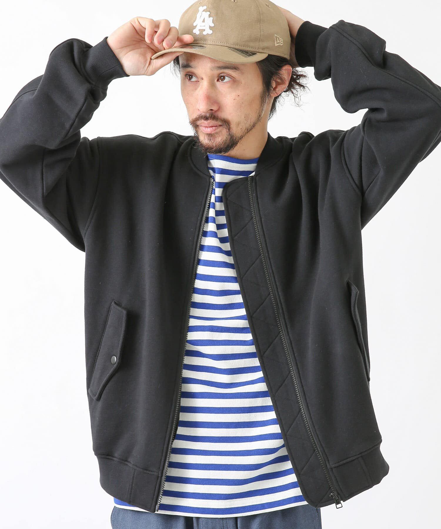 Sonny Label 「裏毛スウェットMA-1ブルゾン」|ブルゾン・スタジャン|