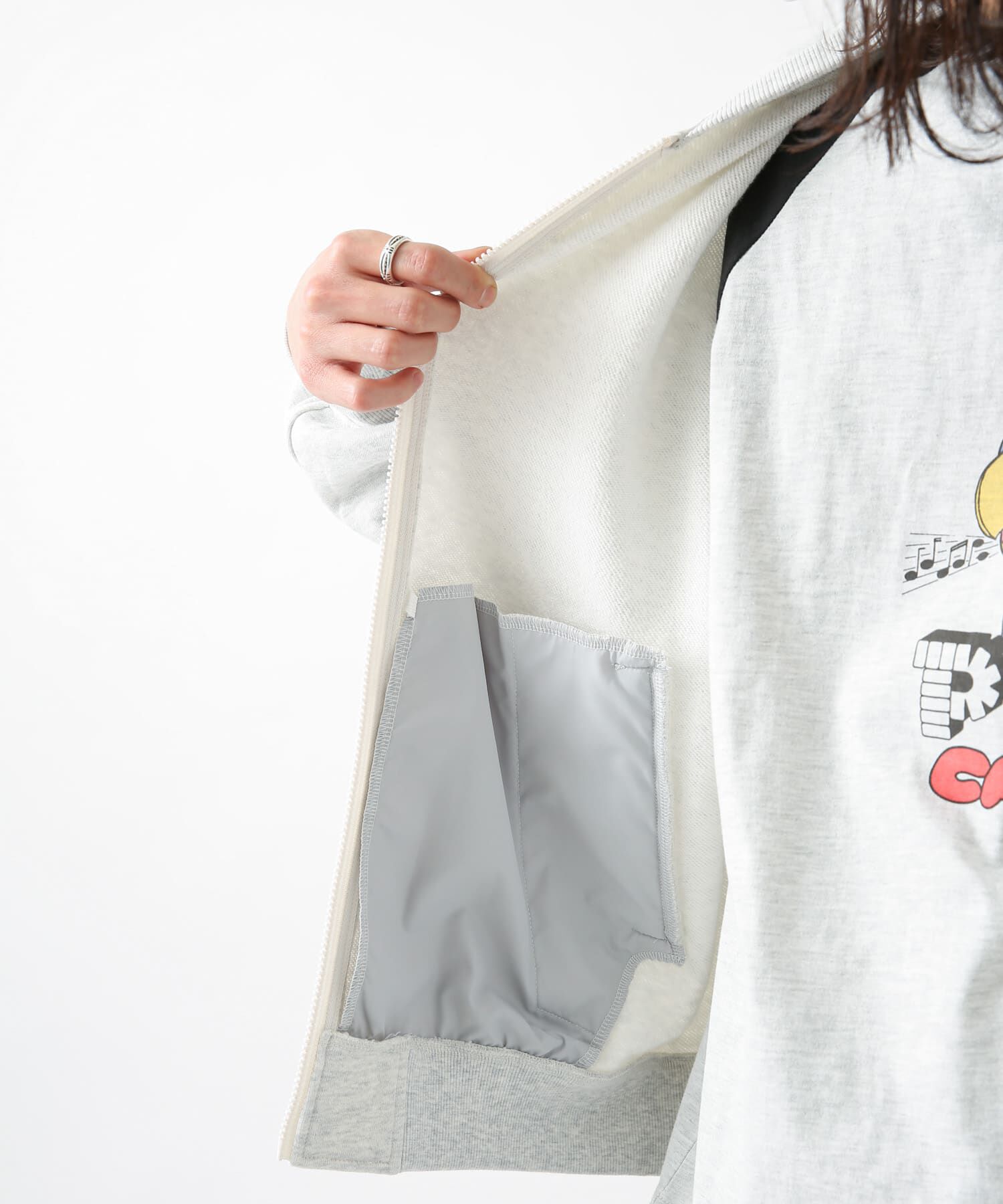 Sonny Label 「裏毛スウェットMA-1ブルゾン」|ブルゾン・スタジャン|