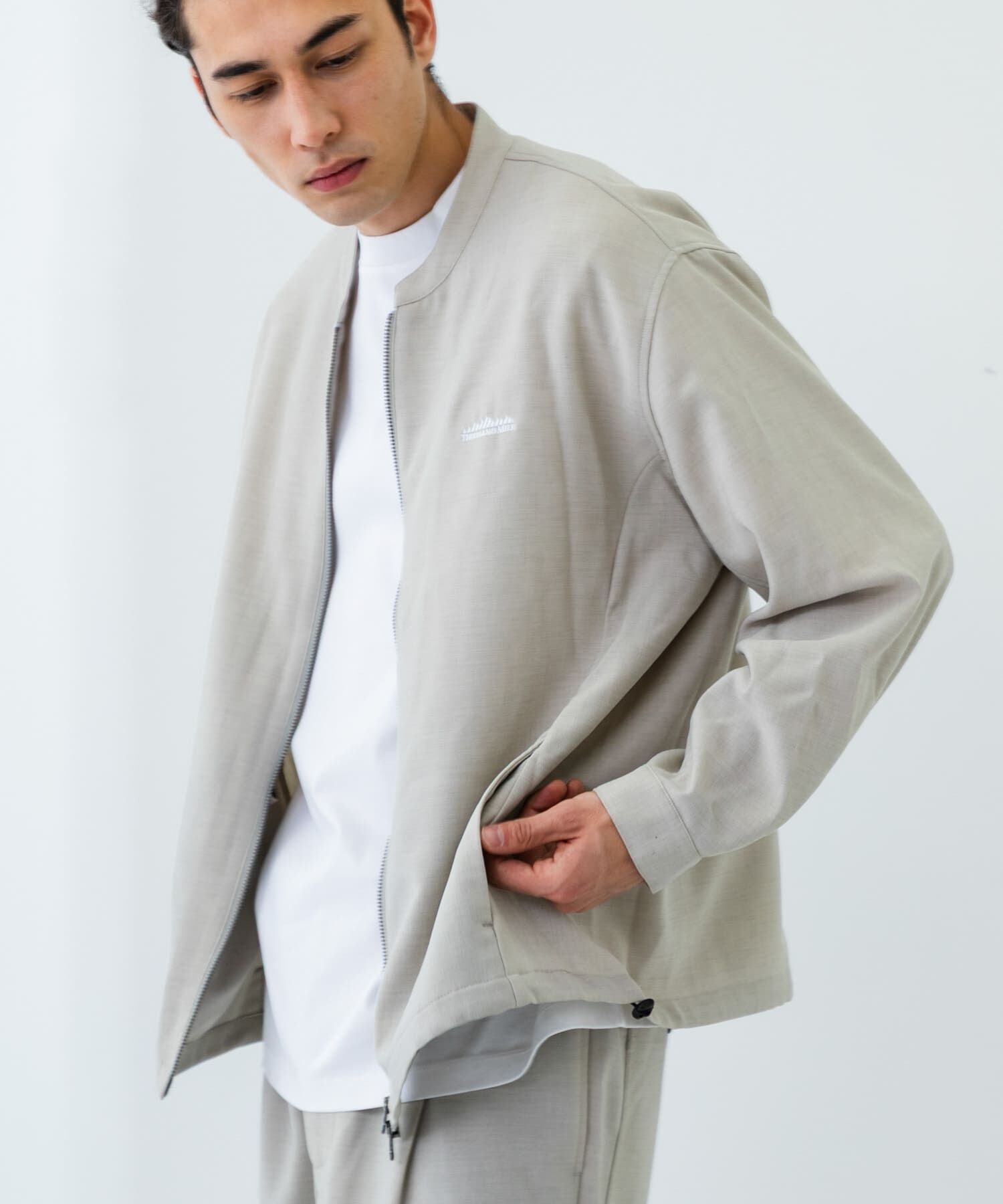 URBAN RESEARCH「『別注』THOUSAND MILE&times;UR　THICK AND THIN BLOUSON」|ブルゾン・スタジャン|