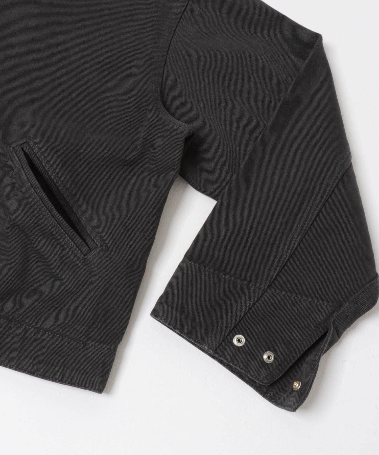 URBAN RESEARCH DOORS「FORK&SPOON　ガーメントダイツイルジップブルゾン」|ブルゾン・スタジャン|