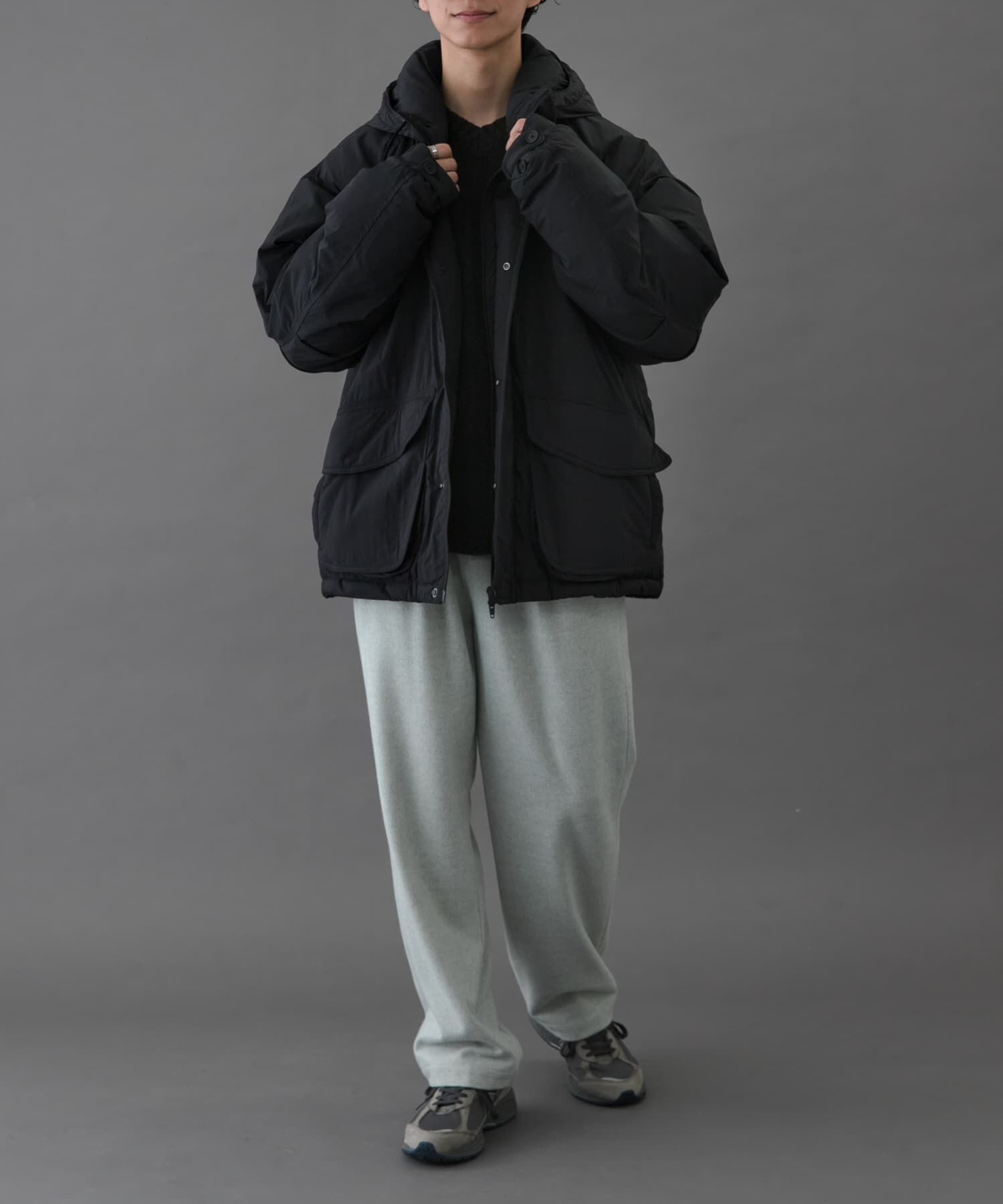 URBAN RESEARCH DOORS「FORK&SPOON 　SORONAフーディーブルゾン」|ブルゾン・スタジャン|