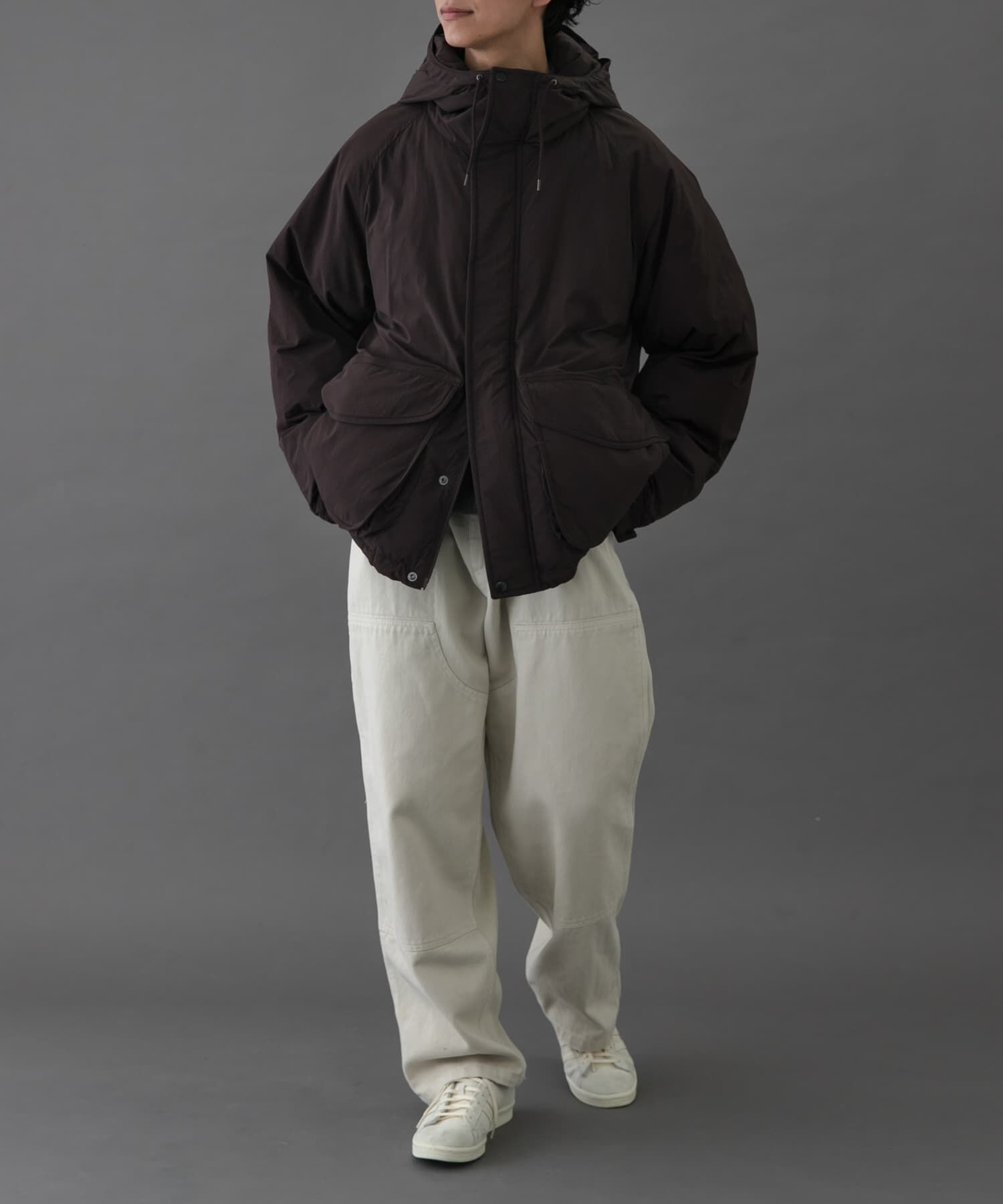 URBAN RESEARCH DOORS「FORK&SPOON 　SORONAフーディーブルゾン」|ブルゾン・スタジャン|