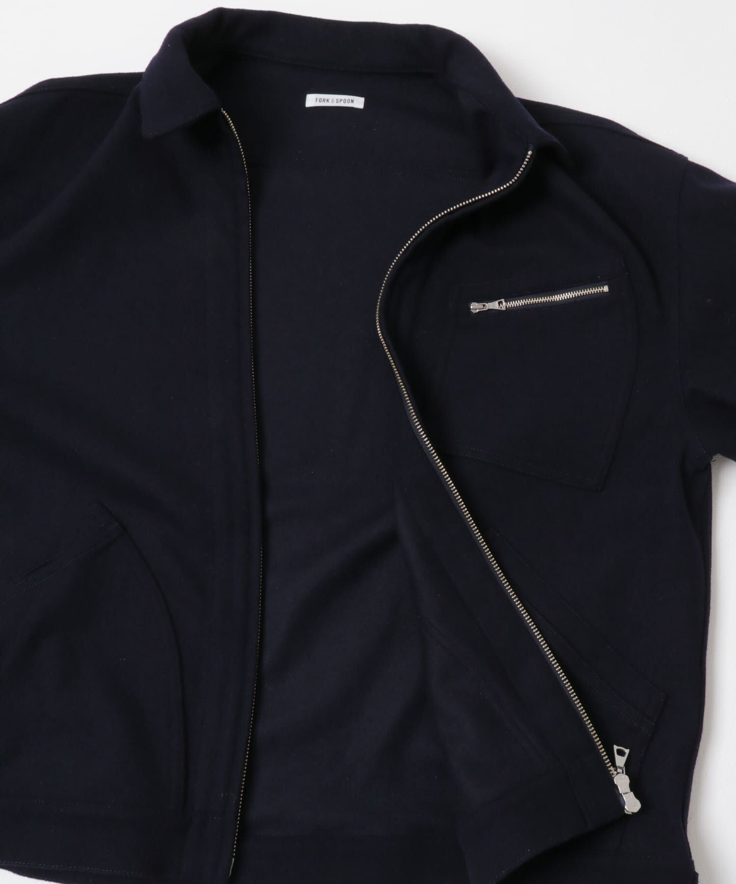 URBAN RESEARCH DOORS「FORK&SPOON　ウールショートブルゾン」|ブルゾン・スタジャン|