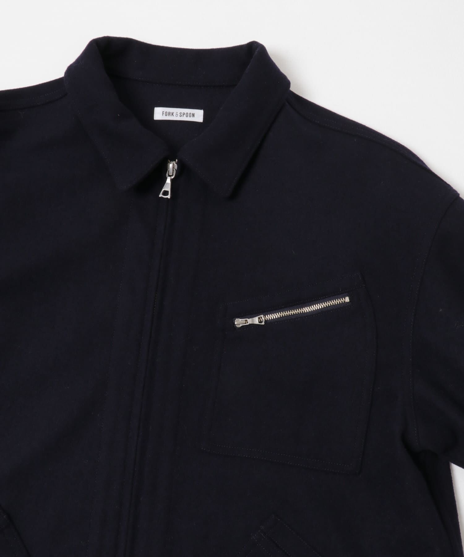 URBAN RESEARCH DOORS「FORK&SPOON　ウールショートブルゾン」|ブルゾン・スタジャン|