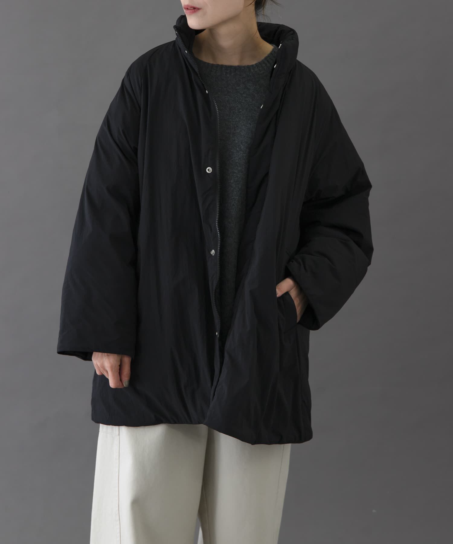 URBAN RESEARCH DOORS「FORK&SPOON　SORONAスタンドカラーブルゾン」|ブルゾン・スタジャン|