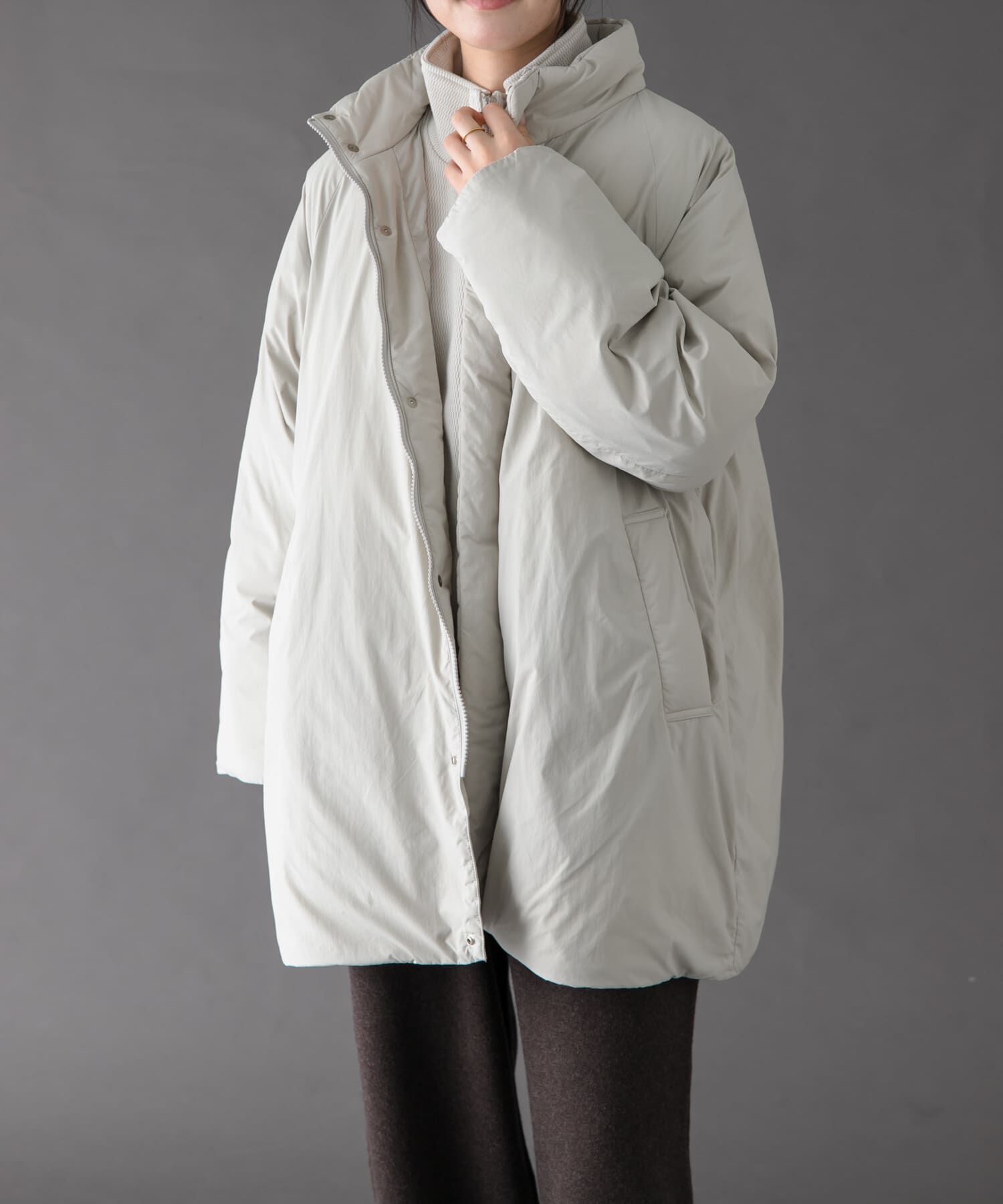 URBAN RESEARCH DOORS「FORK&SPOON　SORONAスタンドカラーブルゾン」|ブルゾン・スタジャン|