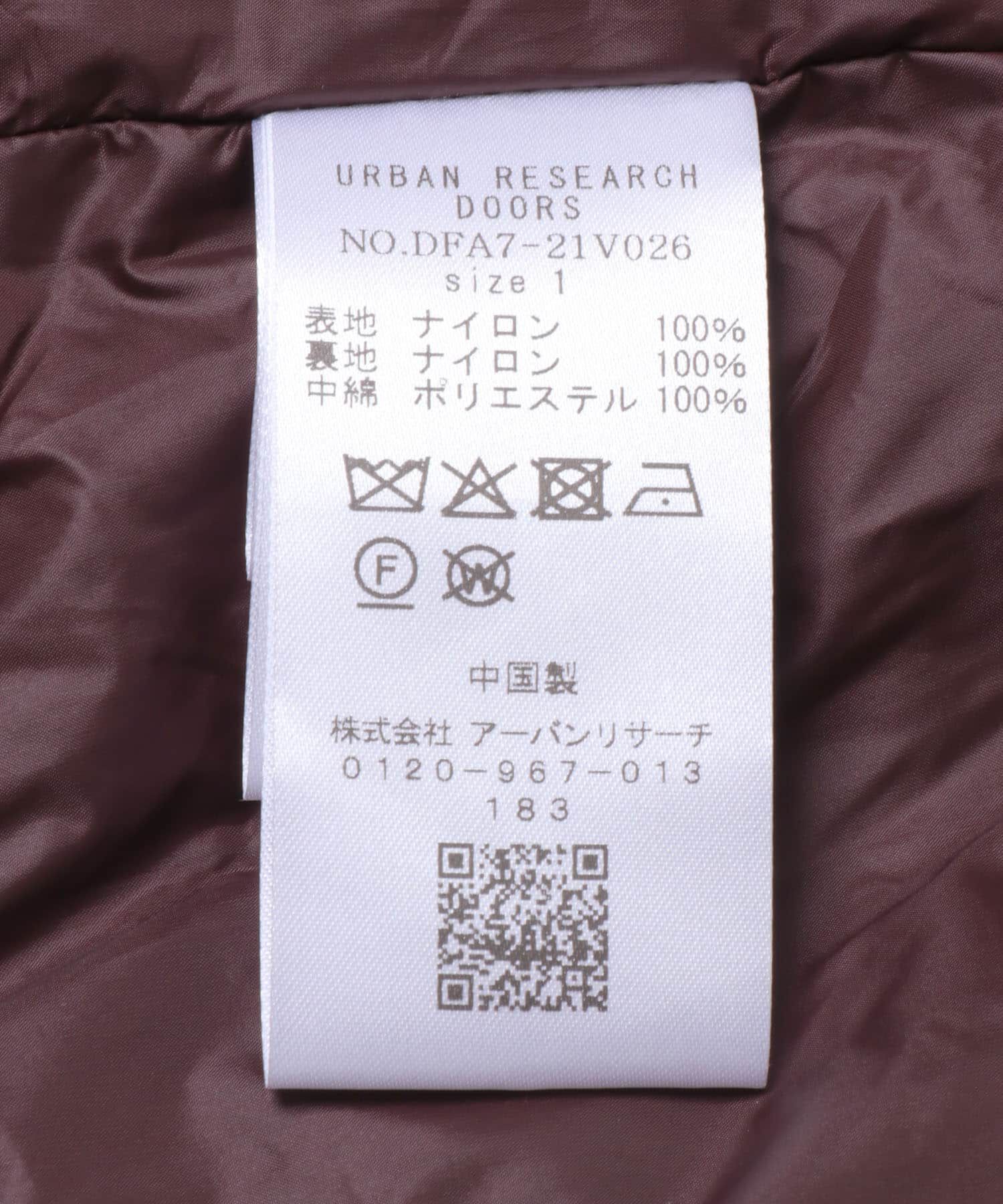 URBAN RESEARCH DOORS「FORK&SPOON　SORONAスタンドカラーブルゾン」|ブルゾン・スタジャン|