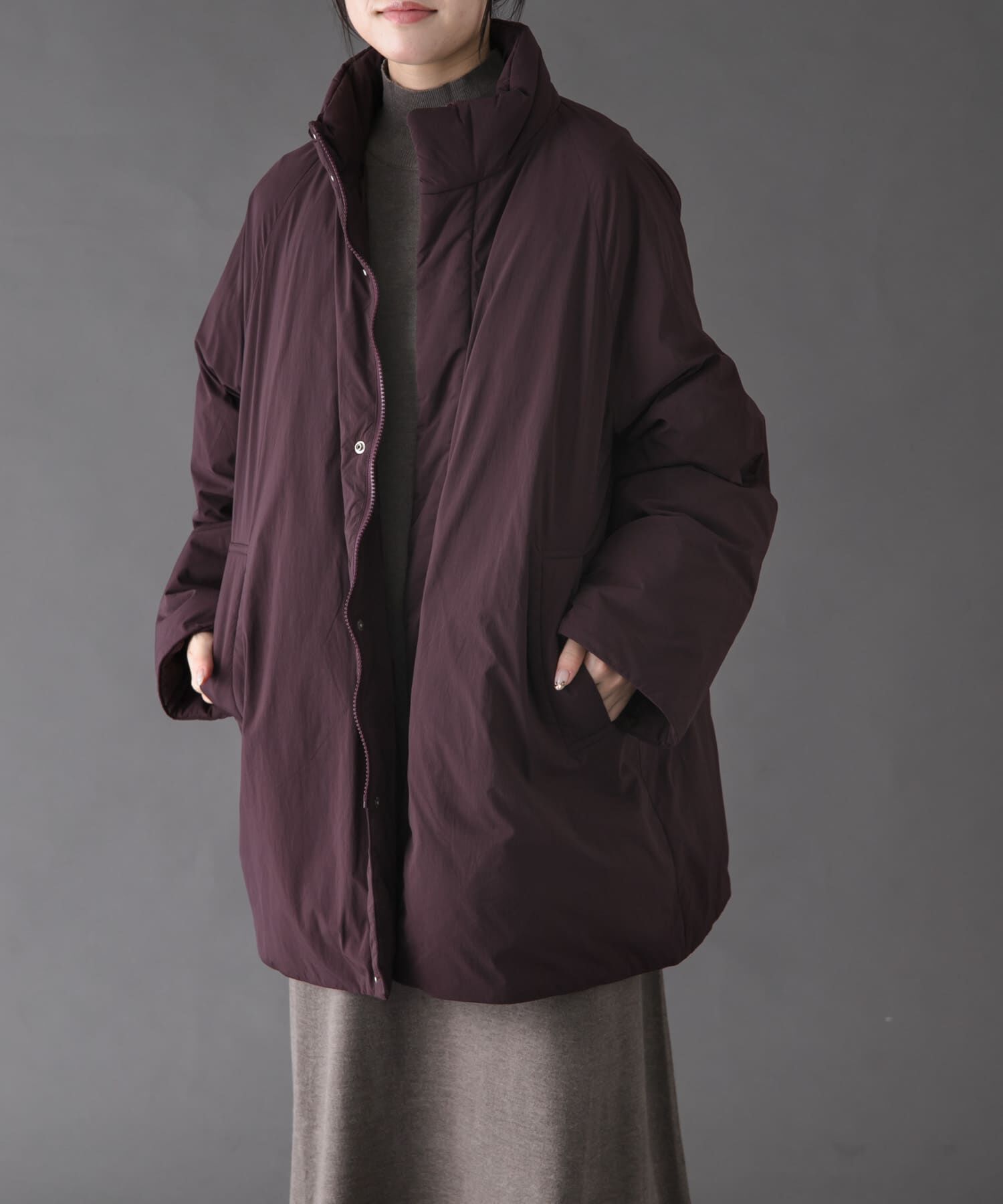 URBAN RESEARCH DOORS「FORK&SPOON　SORONAスタンドカラーブルゾン」|ブルゾン・スタジャン|