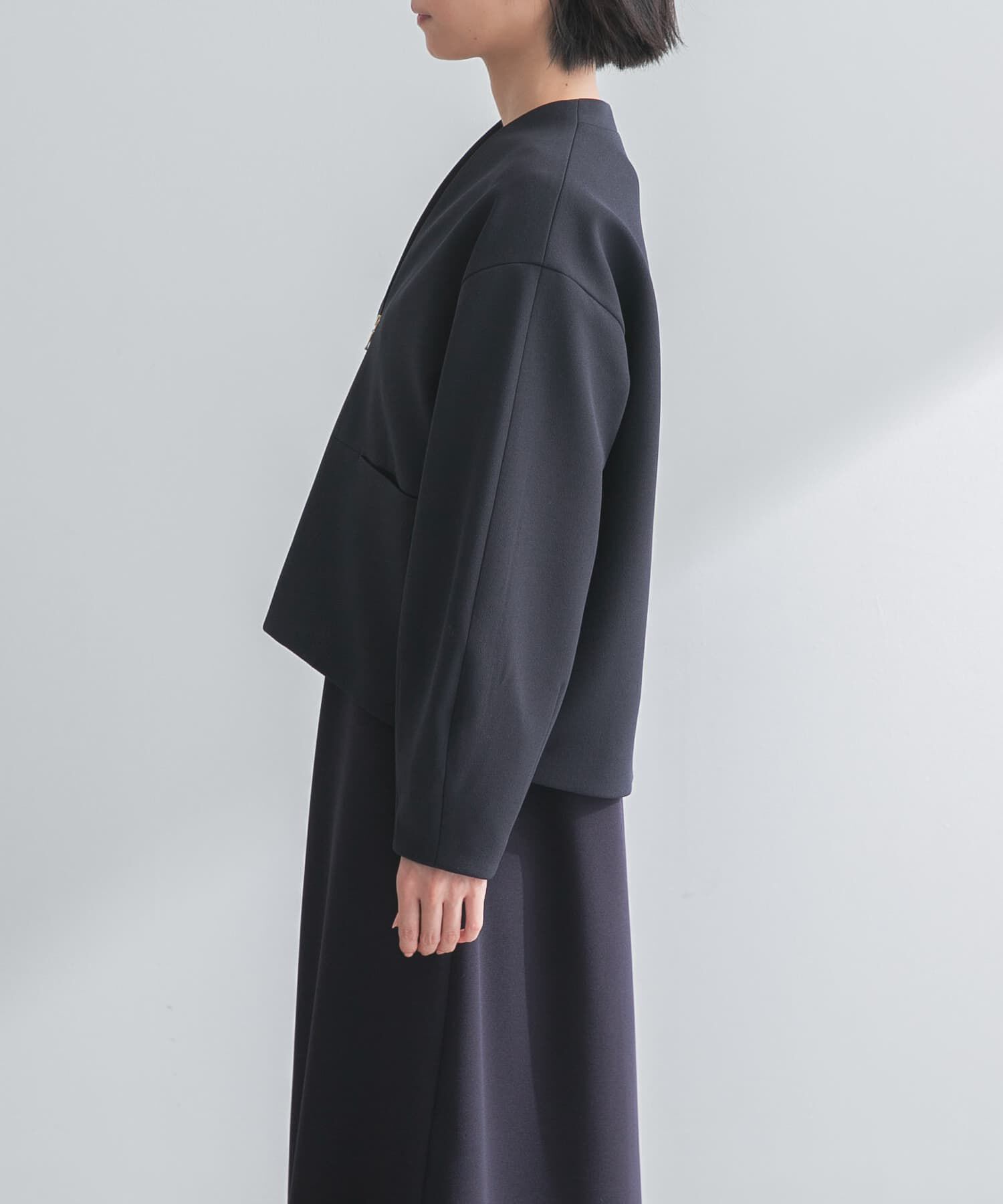 URBAN RESEARCH ROSSO「ストレッチジョーゼットブルゾン」|ブルゾン・スタジャン|