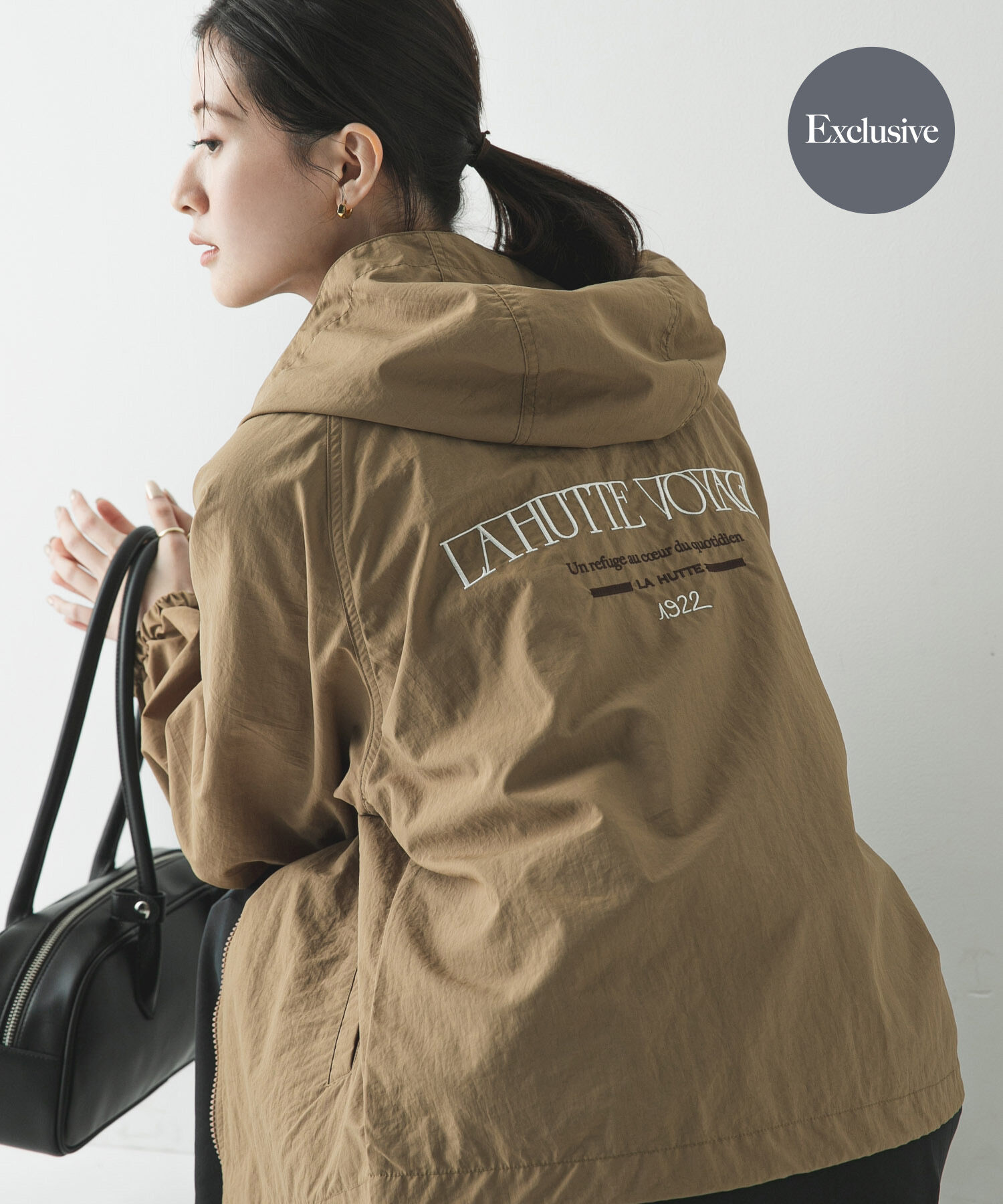 URBAN RESEARCH「『別注』La Hutte&times;URBAN RESEARCH　ナイロンブルゾン」|ブルゾン・スタジャン|ブラウン