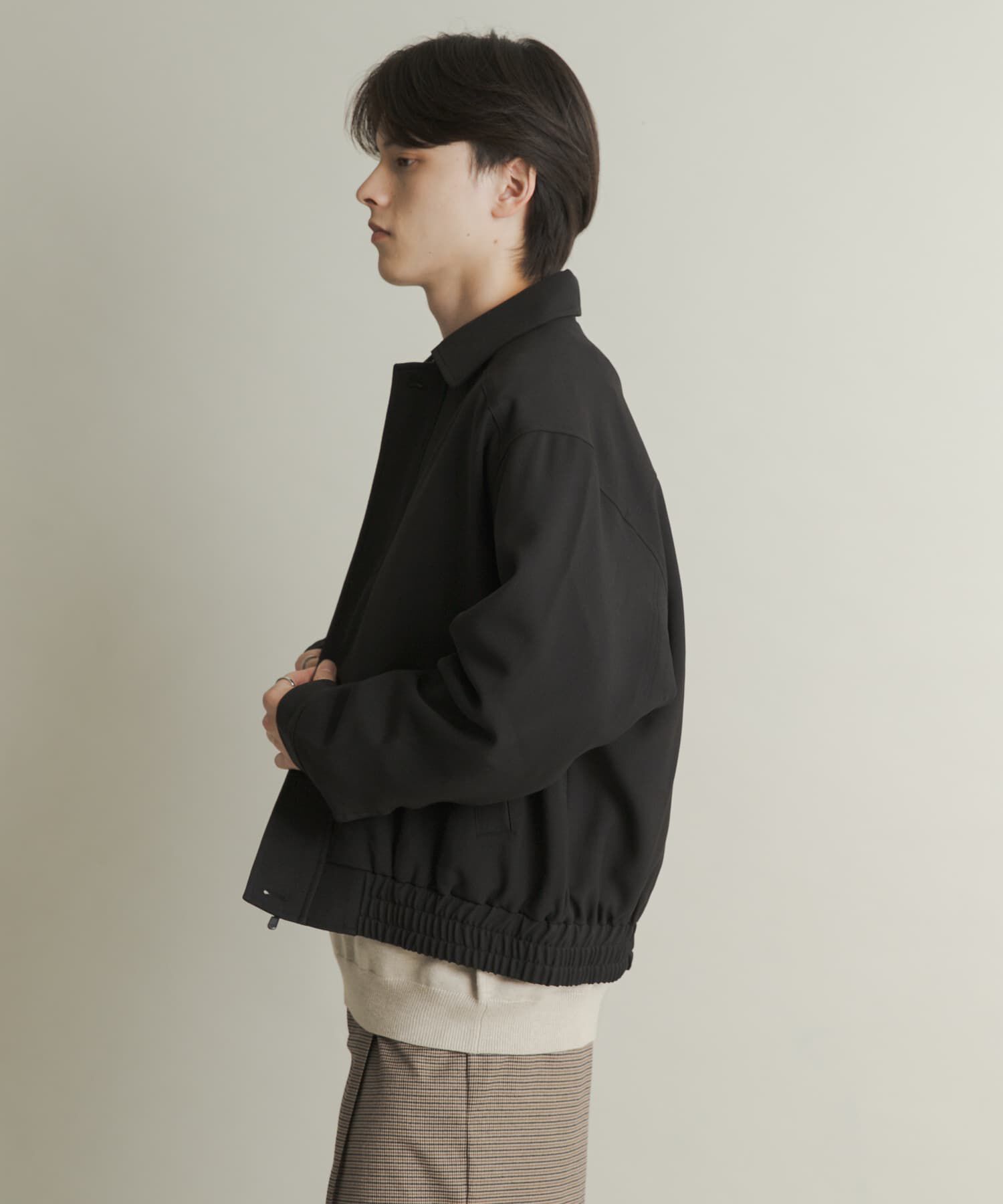 SENSE OF PLACE by URBAN RESEARCH「メランジバルーンジップブルゾン」|ブルゾン・スタジャン|