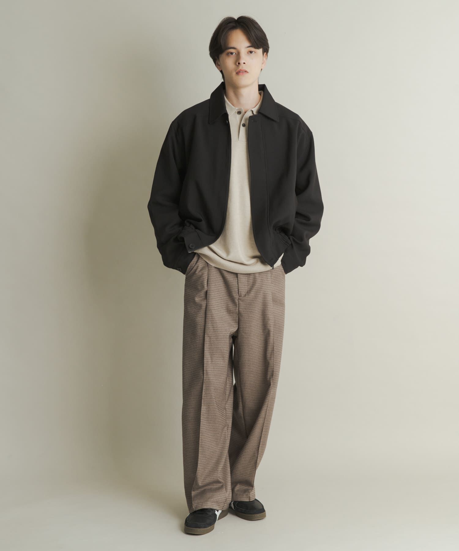 SENSE OF PLACE by URBAN RESEARCH「メランジバルーンジップブルゾン」|ブルゾン・スタジャン|