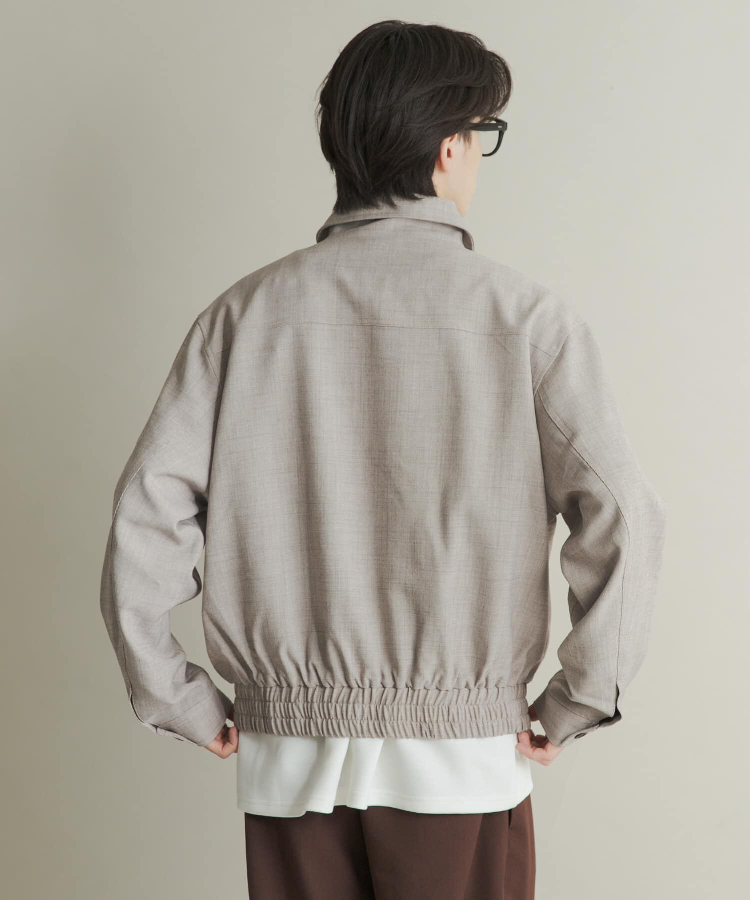 SENSE OF PLACE by URBAN RESEARCH「メランジバルーンジップブルゾン」|ブルゾン・スタジャン|