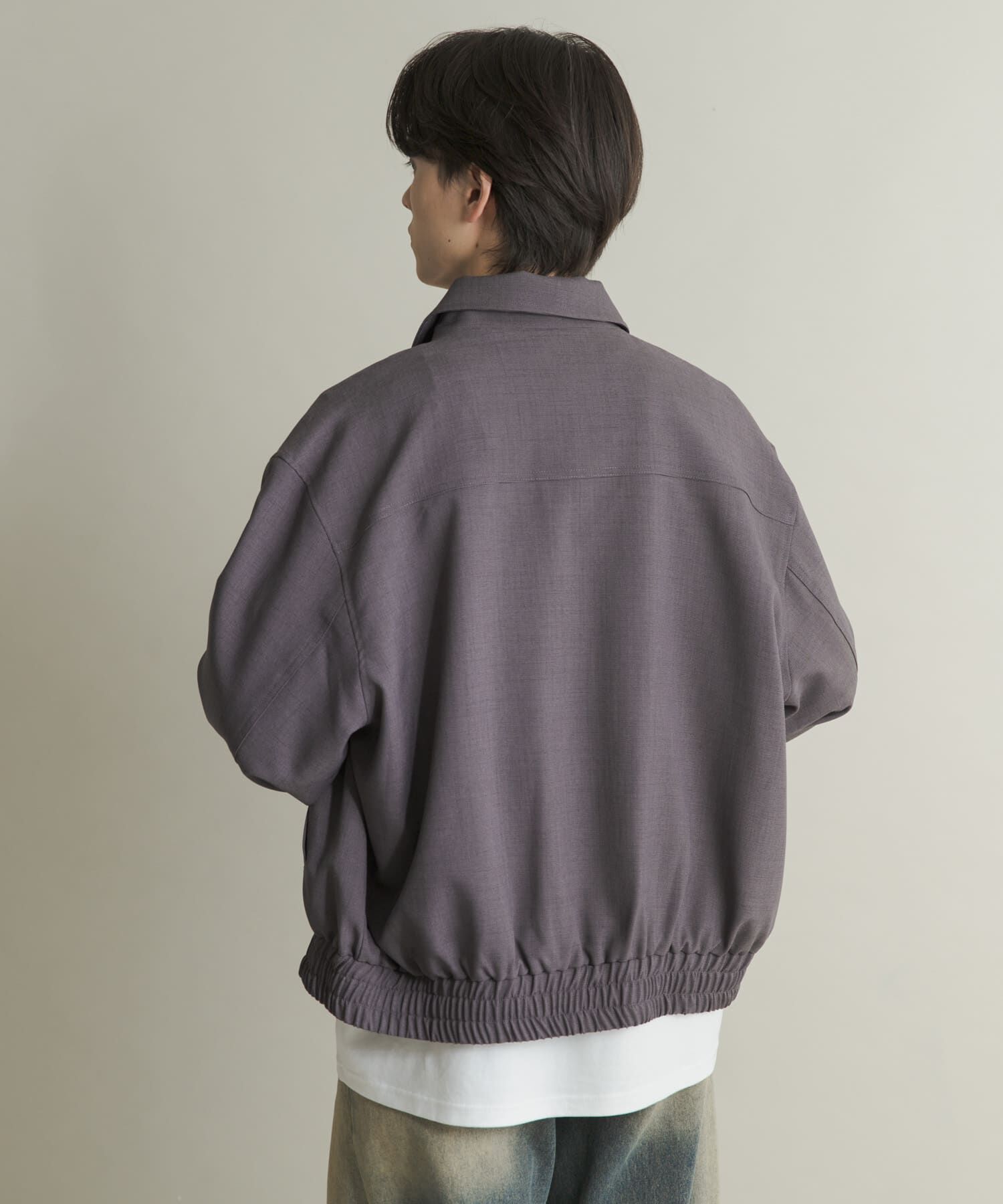 SENSE OF PLACE by URBAN RESEARCH「メランジバルーンジップブルゾン」|ブルゾン・スタジャン|