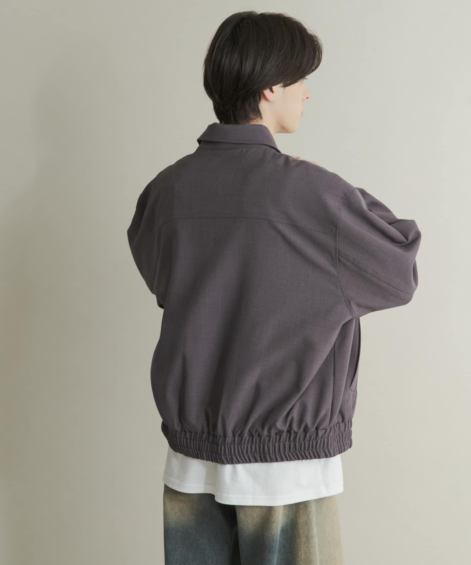 SENSE OF PLACE by URBAN RESEARCH「メランジバルーンジップブルゾン」|ブルゾン・スタジャン|