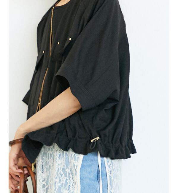  「《シワになりにくく速乾性》ドビークロスドロストブルゾン」|ブルゾン・スタジャン|