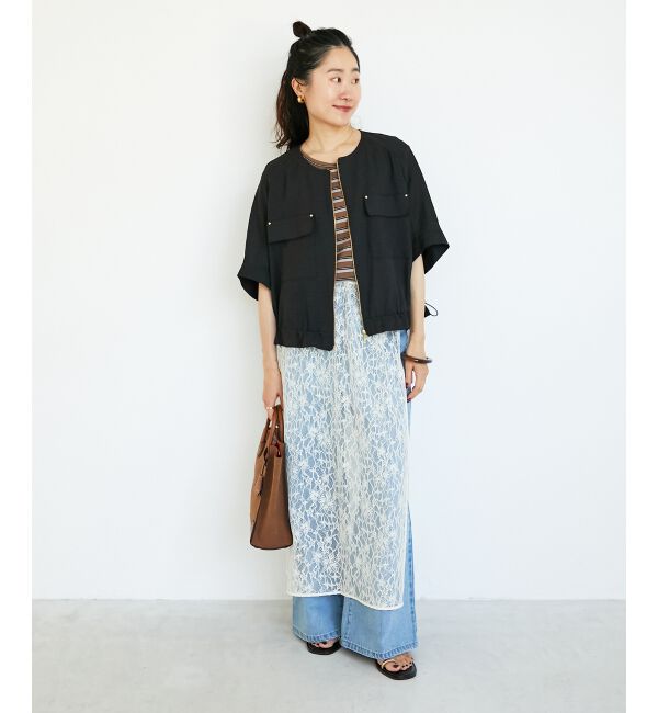  「《シワになりにくく速乾性》ドビークロスドロストブルゾン」|ブルゾン・スタジャン|