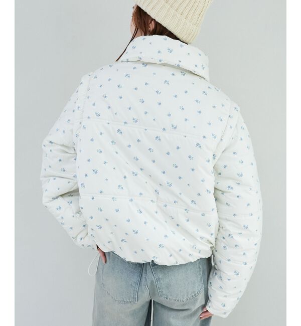 MAJESTICLEGON「リボンマフラーセット中綿ブルゾン」|ブルゾン・スタジャン|