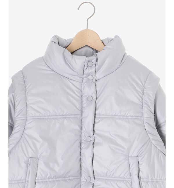 MAJESTICLEGON「リボンマフラーセット中綿ブルゾン」|ブルゾン・スタジャン|