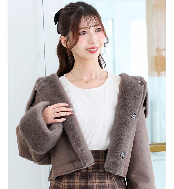  「リバーシブルビッグカラーブルゾン」|ブルゾン・スタジャン|