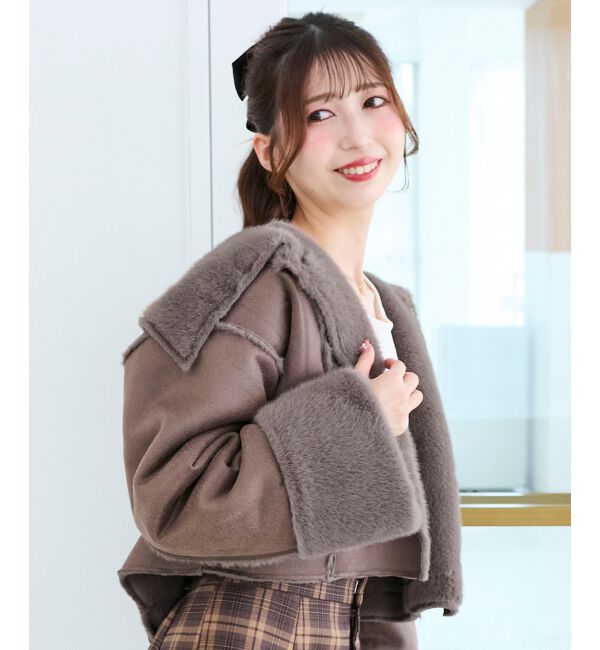  「リバーシブルビッグカラーブルゾン」|ブルゾン・スタジャン|