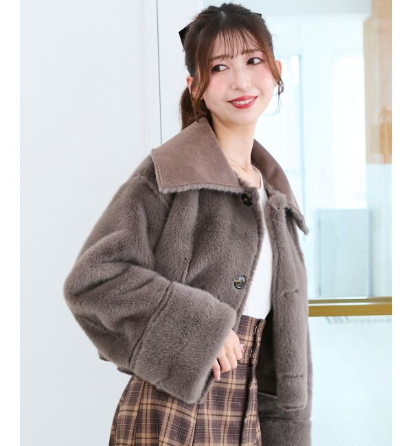  「リバーシブルビッグカラーブルゾン」|ブルゾン・スタジャン|