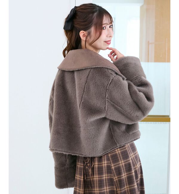  「リバーシブルビッグカラーブルゾン」|ブルゾン・スタジャン|