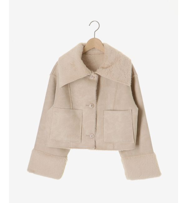  「リバーシブルビッグカラーブルゾン」|ブルゾン・スタジャン|