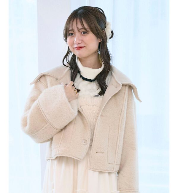  「リバーシブルビッグカラーブルゾン」|ブルゾン・スタジャン|