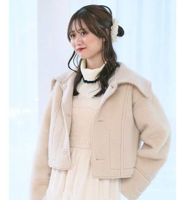  「リバーシブルビッグカラーブルゾン」|ブルゾン・スタジャン|