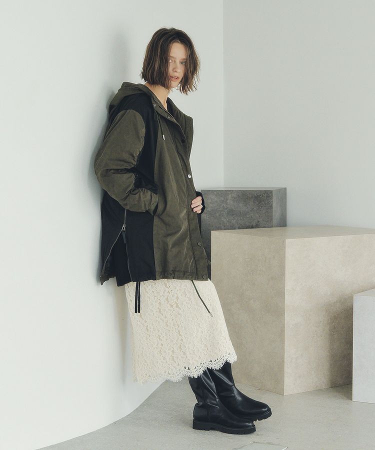 Editt by YECCA VECCA「パディングフーディーコート」|ブルゾン・スタジャン|