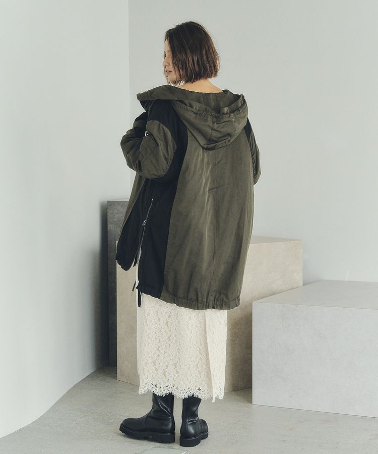 Editt by YECCA VECCA「パディングフーディーコート」|ブルゾン・スタジャン|