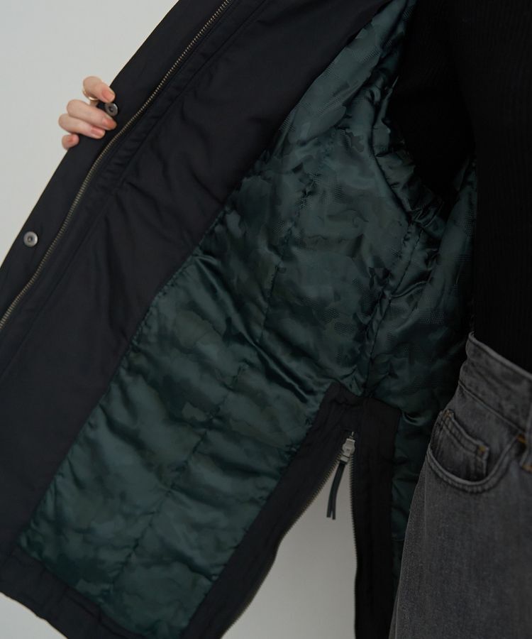 Editt by YECCA VECCA「パディングフーディーコート」|ブルゾン・スタジャン|