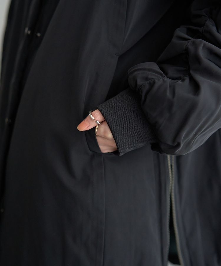 Editt by YECCA VECCA「パディングフーディーコート」|ブルゾン・スタジャン|