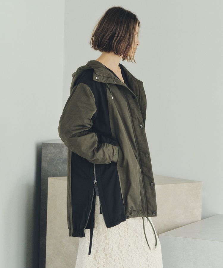 Editt by YECCA VECCA「パディングフーディーコート」|ブルゾン・スタジャン|