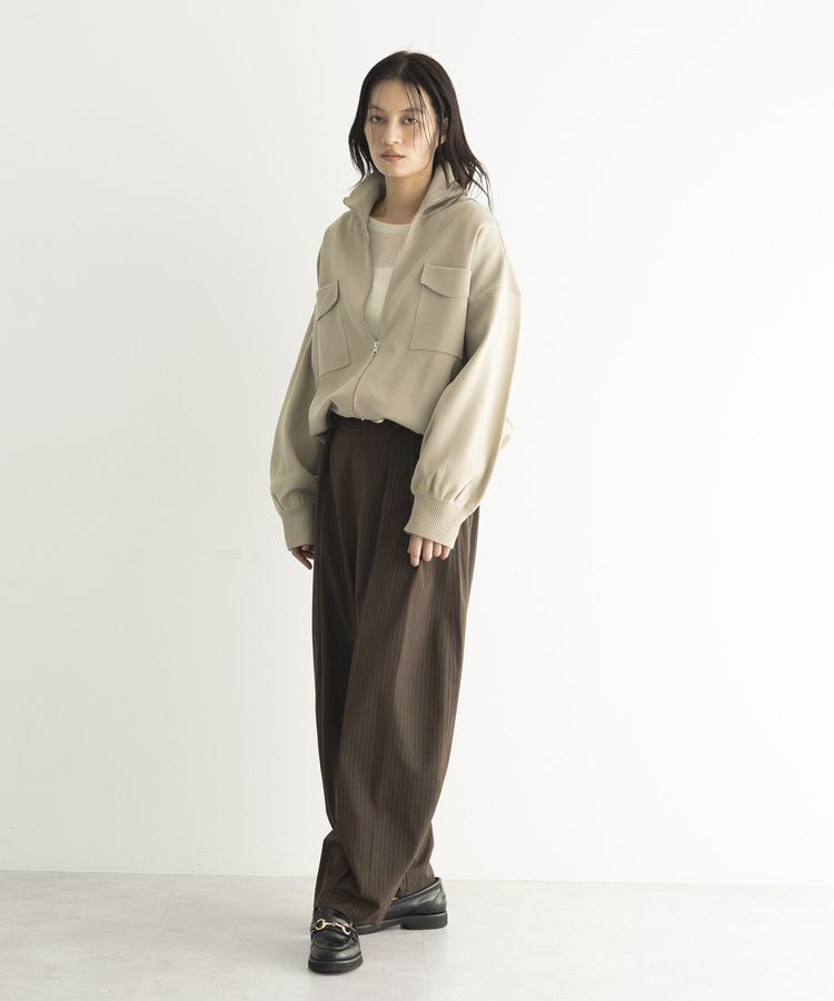 GARAGE OF GOOD CLOTHING「総針ニットWzipブルゾン2」|ブルゾン・スタジャン|