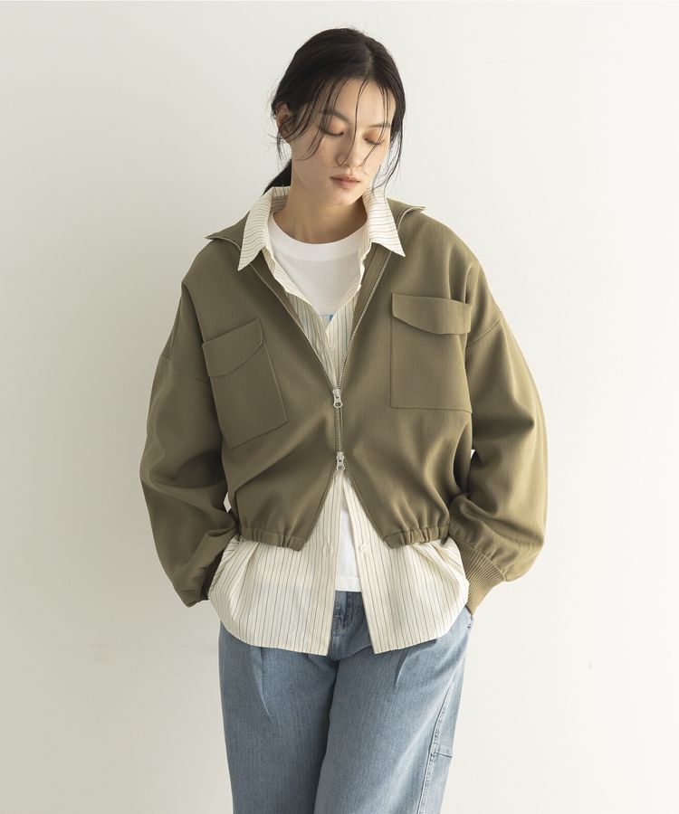 GARAGE OF GOOD CLOTHING「総針ニットWzipブルゾン2」|ブルゾン・スタジャン|