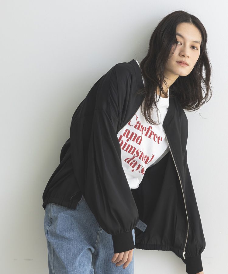 GARAGE OF GOOD CLOTHING「袖口リブシアーブルゾン」|ブルゾン・スタジャン|