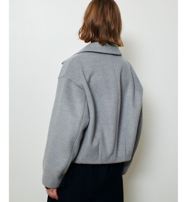 allureville「ジーロンラムステンカラーブルゾン」|ブルゾン・スタジャン|