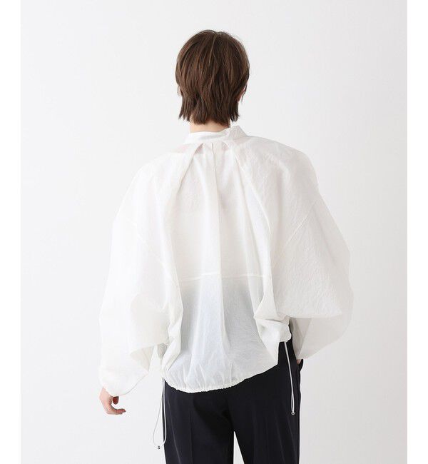 allureville「【ATELIER Line】トランスペアレントコクーンブルゾン」|ブルゾン・スタジャン|