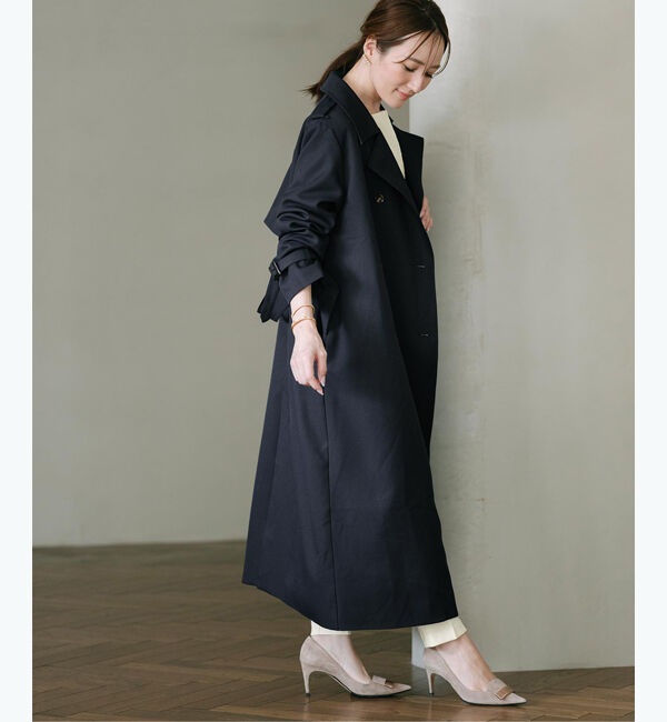 ur's「【星玲奈さんコラボアイテム】ダブルトレンチコート」|トレンチコート|