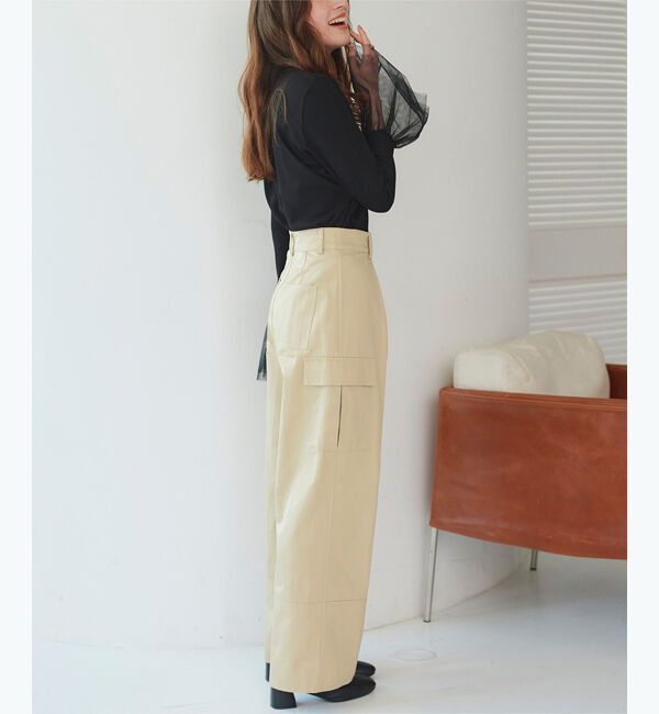 titivate「タックカーゴパンツ」|カーゴ|