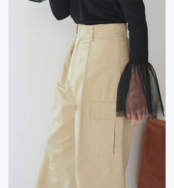 titivate「タックカーゴパンツ」|カーゴ|