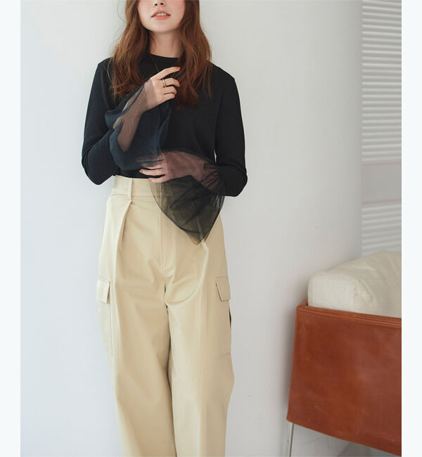 titivate「タックカーゴパンツ」|カーゴ|