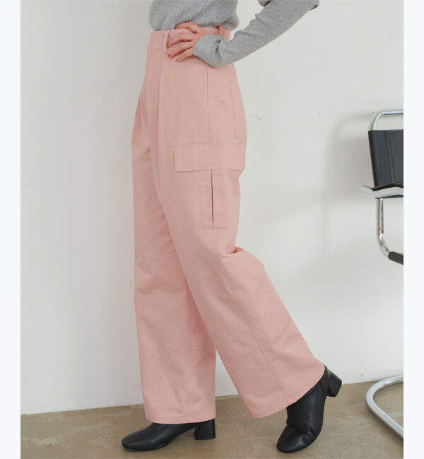 titivate「タックカーゴパンツ」|カーゴ|