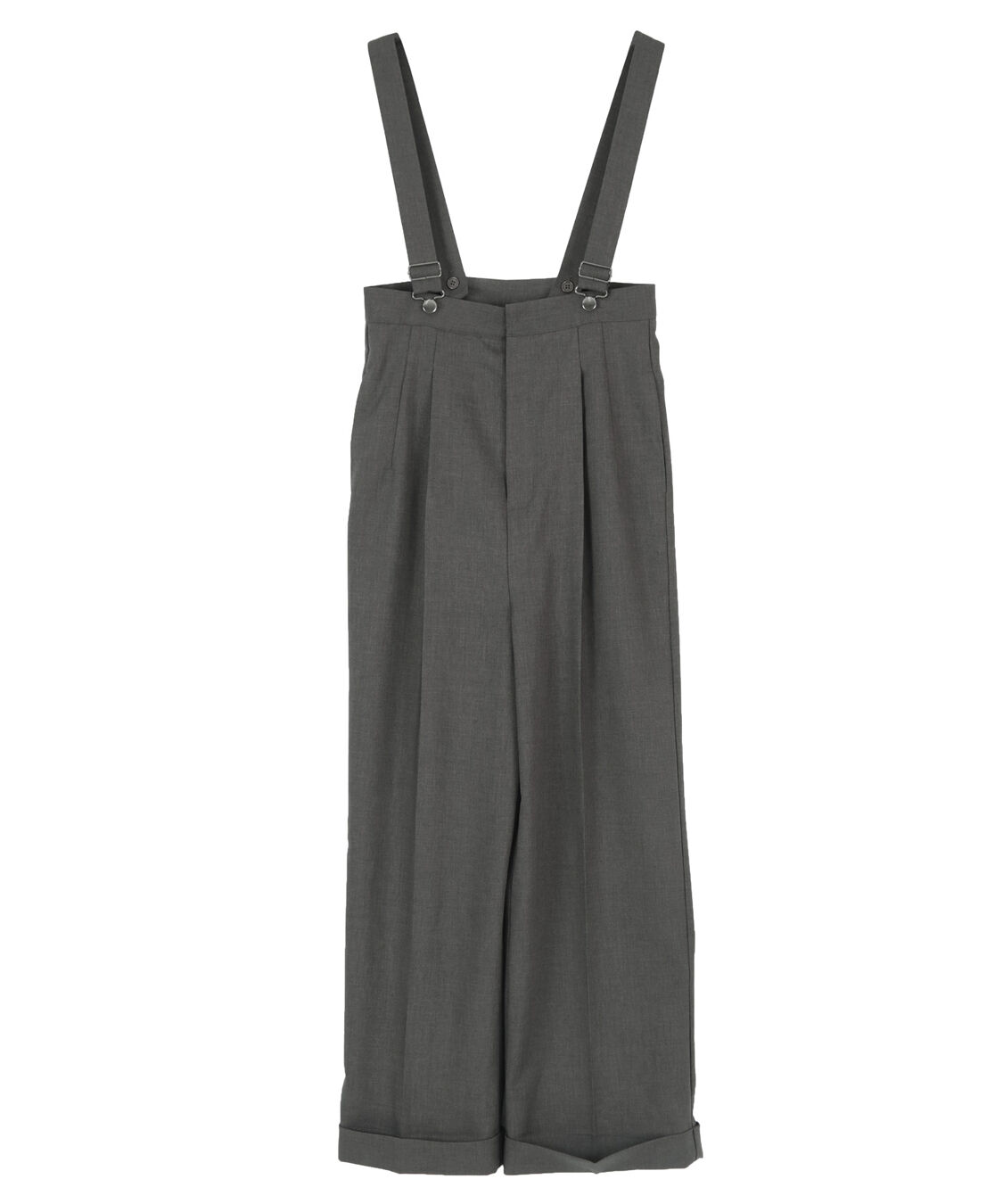 ur's「センタープレスダブルサロペットパンツ」|オールインワン|