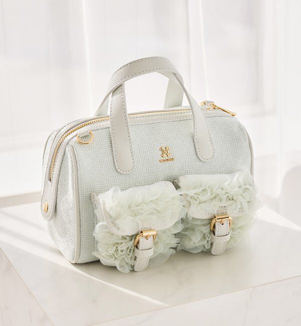  「チュールポケットミニボストンバッグ」|ショルダー・メッセンジャー|