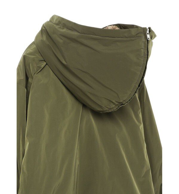 mizuiro ind「mizuiro ind バックボアフードジャケット」|ブルゾン・スタジャン|