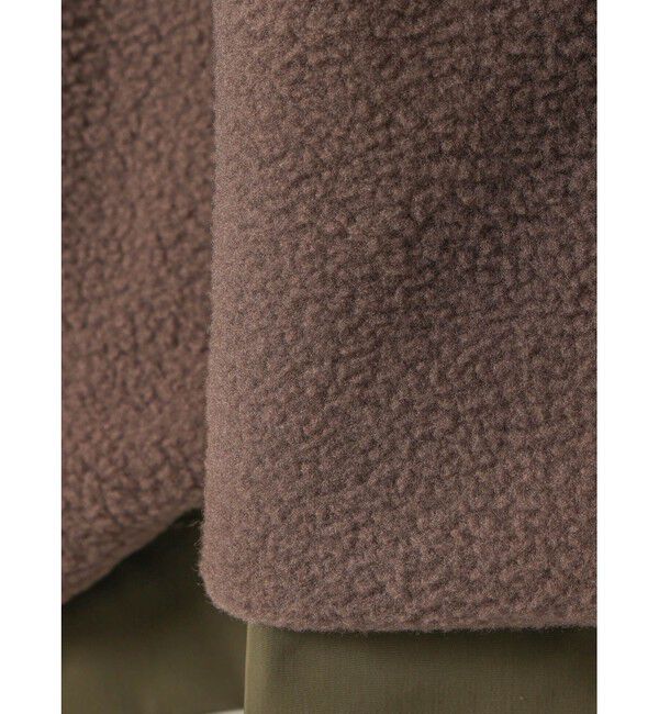 mizuiro ind「mizuiro ind バックボアフードジャケット」|ブルゾン・スタジャン|